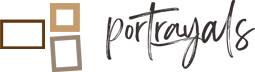 portrayals portrait studio logo